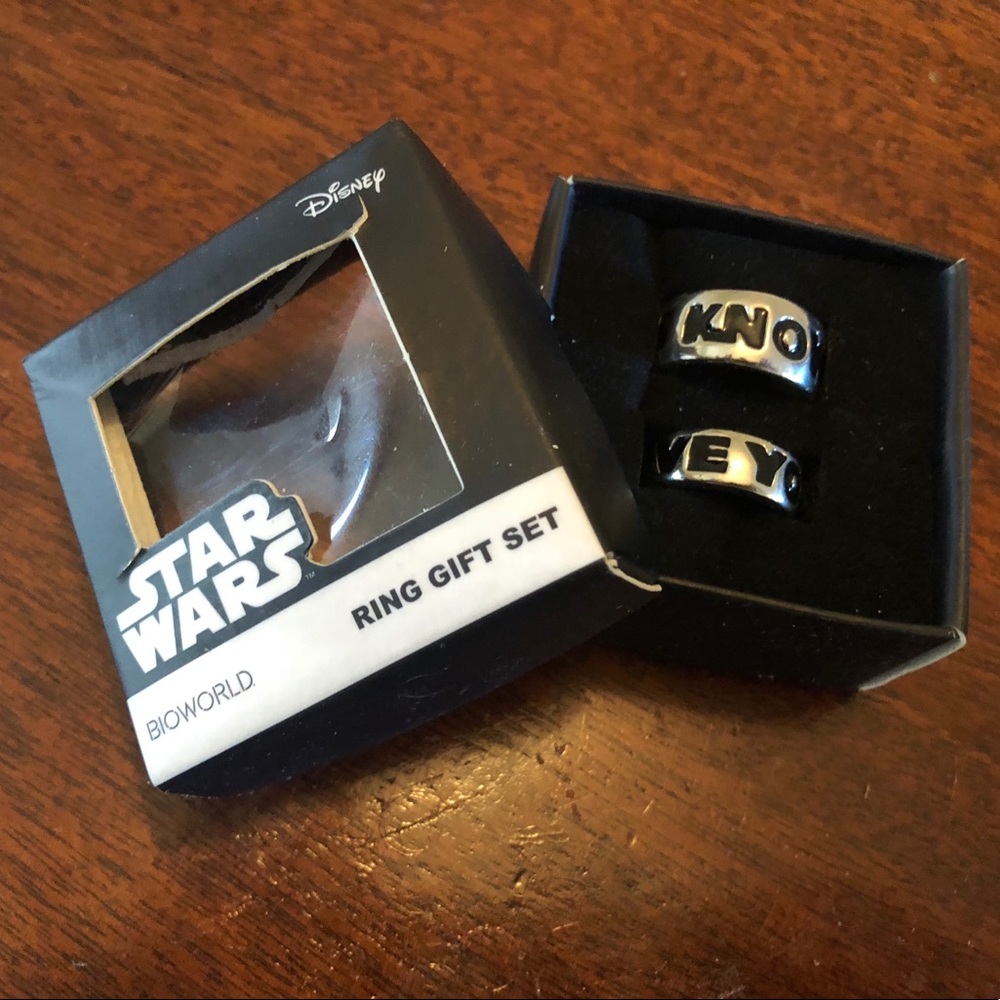 Star Wars I love you/I know ring set